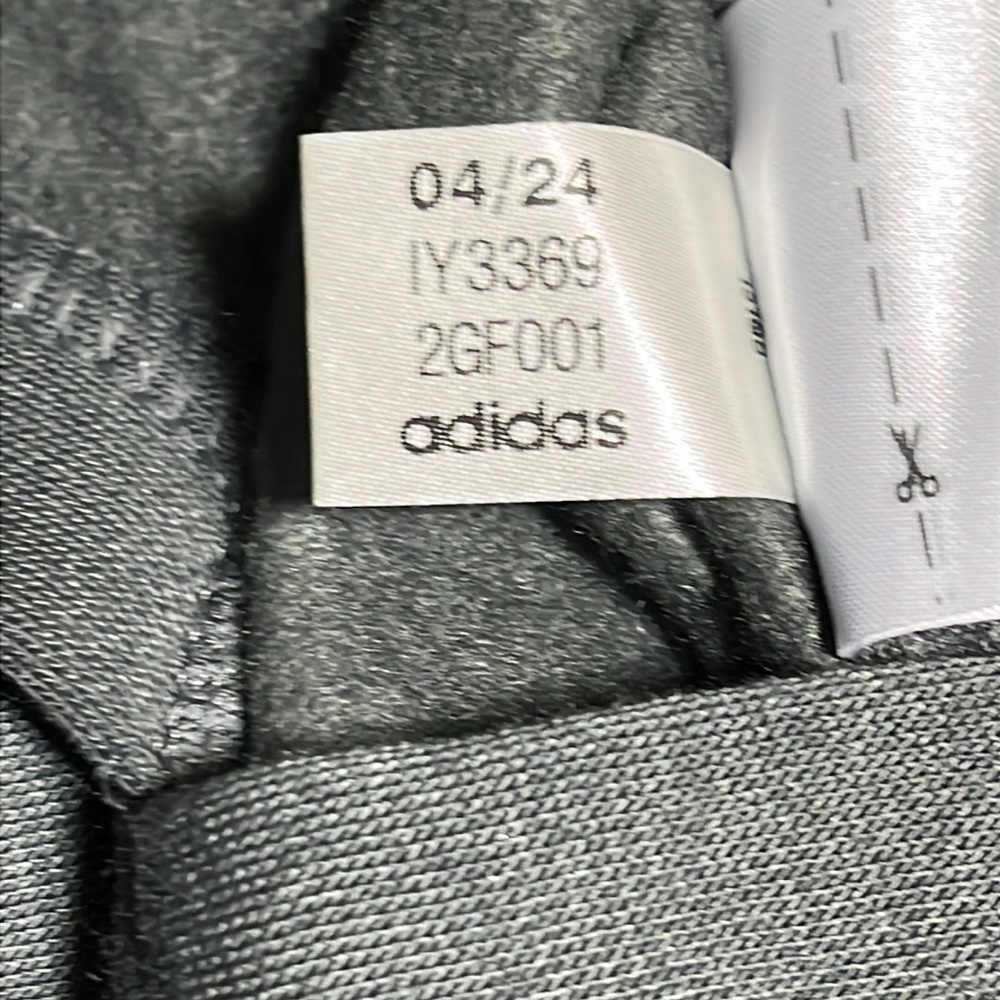 Adidas Men's Regular Fit Kangaroo Pockets Hoodie - Gray large - Picture 8 of 8